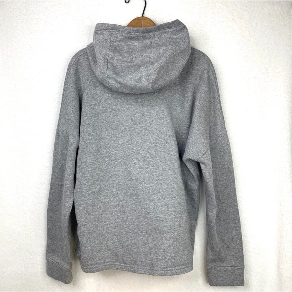 UA Under Armour Hoodie Girls M Sweatshirt Gray Loose Fit Cowl Neck Scuba 1325318 - Picture 2 of 4
